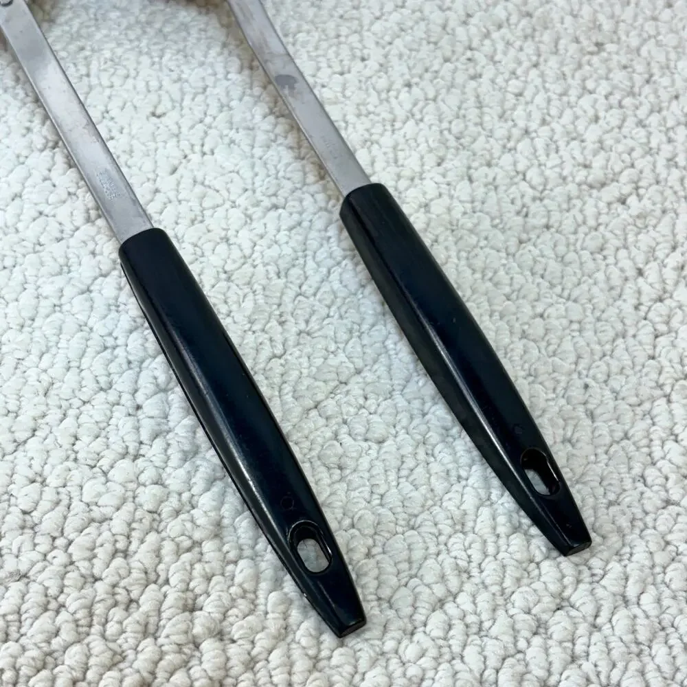 Peach Blossom Slotted & Basting Spoon Set of 2 Vintage Kitchen Utensils Retro